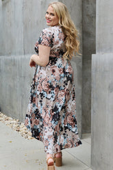 Heimish Give Me Roses Full Size Floral Maxi Wrap Dress OutfitFlow